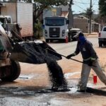 Ouça; Nova operação estima tapar mais de 3 mil buracos por dia em Campo Grande.