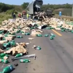 Acidente entre duas carretas mata duas pessoas na Br 158 entre Aparecida e Paranaíba.